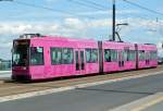 Straßenbahn Nr. 9471 der Stadtwerke Bonn auf der Kennedybrücke - 28.08.2014