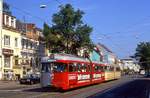 Bremen Tw 406 mit Bw 606, Am Schwarzen Meer, 01.09.1987.