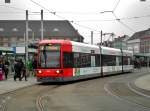 Straßenbahnlinie 4 nach Bremen Arsten am Hauptbahnhof Bremen.(01.02.2015)  