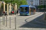 Breite Straßenbahn -    Straßenbahn in der Chemnitzer Innenstadt, Straße der Nationen.