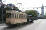 Historischer Triebwagen der Darmstdter Straenbahn Baureihe ST 3.