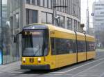 Dresden Strassenbahn Nr.2620 unterwegs auf der Linie 9 am 10.12.2008