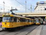Dresden DVB SL E3 (T4DMT 224 265) Hauptbahnhof am 7. Juli 2014.