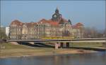 Drei Tatras vor dem Innenministerium in Dresden.