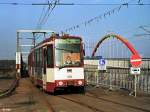 Tw 1033 auf der Behelfsbrcke ber die Ruhr (2.