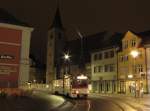 EVAG 520 während einer Nachtsonderfahrt der Erfurter Nahverkehrsfreunde, am 16.03.2014 auf dem Anger.