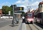 EVAG 512 + 530 am 03.07.2016 auf Stadtrundfahrt am Domplatz.