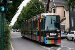 Straenbahn 1410 der EVAG am 20.Juli 2009 in der Schleife Dellwig,Wertstrae