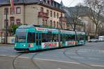 VGF Siemens R-Wagen 013 in Frankfurt am Main Stresemannallee Gartenstraße am 13.01.18