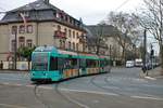 VGF Siemens R-Wagen 033 (Modernisiert) in Frankfurt am Main Stresemannallee Gartenstraße am 13.01.18