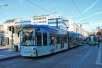 VGF Bombardier Flexity Classic S-Wagen 265 am 19.01.19 in Frankfurt Konstablerwache