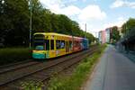 VGF Bombardier Flexity Classic S-Wagen 270 am 27.05.22 in Frankfurt