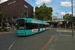 VGF Bombardier Flexity Classic S-Wagen 221 am 23.07.22 in Frankfurt