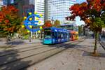 VGF Bombardier Flexity Classic S Wagen 270 am 27.10.23 in Frankfurt am Main