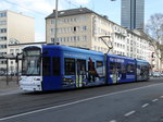 VGF Bombarfier S-Wagen 237 mit FRAPORT Werbung am 26.03.16 in Frankfurt am Main
