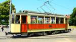 Freiburg im Breisgau - Oldtimer Tram 56 - Historische Straßenbahn Rastatt T4 - Aufgenommen am 07.07.2018