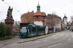 Freiburger Strassenbahn VAG.
Impressionen der Linie 1 vom 8. Dezember 2018.
Foto: Walter Ruetsch