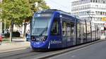 Freiburg im Breisgau - Straßenbahn CAF Urbos 309 - Aufgenommen am 16.09.2018