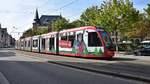 Freiburg im Breisgau - Straßenbahn CAF Urbos 310 - Aufgenommen am 16.09.2018