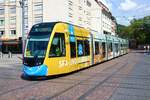 VAG Freiburg CAF Urbos Wagen 315 am 09.07.23 in Freiburg