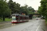 TW 249 bei der Haltestelle Friedrich-Ebert-Platz, 26.07.2014.