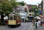 In den Sommermonaten betreiben die Freunde der Freiburger Straßenbahn e.