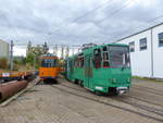 ex EVAG 518 aus Erfurt, am 15.09.2018 beim Waldbahnfest auf dem Betriebshof in Gotha.