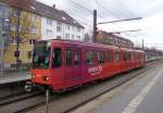 2 Wagen des Typs TW 6000 als Linie 8 Messe/Nord an der Bothmerstr. am 23.03.14