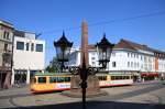 Karlsruhe Tw 204, Rondellplatz / Karl Friedrich Strae, 24.07.2012.