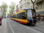 VBK Vossloh NET2012 333 von hinten in Karlsruhe Innenstadt am 25.04.15