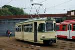 1321 am  Tag des offenen Denkmals  vor dem Strassenbahnmuseum Thielenbruch(08.09.2013)