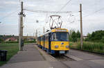 Leipzig LVB SL E (T4D-M1 (LVB-Typ 33i) 2194 + B4D-M (LVB-Typ 65c) 763) Paunsdorf Nord am 14.