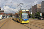 Leipzig LVB SL 9 (DWA NGT8 (LVB-Typ 36) 1140) Tröndlinring am 25.