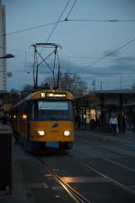 Einige wenige  modernisierte Tatras sind in Leipzig noch unterwegs. 12.04.2013 
19:06 Uhr