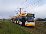 MVG Stadler Variobahn 233 am 02.12.17 in Mainz auf der Mainzelbahn