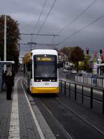Neue Mainzer Stadler Variobahn in Hechtsheim am 30.10.12