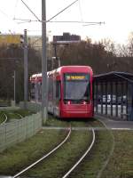 Stadler Variobahn von der MVG (Wagen 220) am 09.01.14 in Mainz