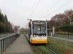 MVG Stadler Variobahn Wagen 233 am 17.12.16 in Mainz Hechtsheim 