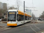 MVG Stadler Variobahn Wagen 227 am 17.12.16 in Mainz Lerchenberg