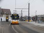 MVG Adtranz GT6M-ZR Wagen 215 am 17.12.16 in Mainz Universität