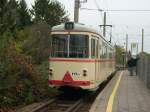Noch fhrt die gute, alte Linie 12 in Rheingnheim. September 08