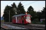 Der Triebwagen 4354 hatte am 11. September 2010 die Ehre, als erstes Fahrzeug Teile der neuen Gleisanlage des Edinger Bahnhofes zu befahren und mittels der Schienenschleifeinrichtung befahrbar zu machen.