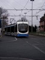 RNV Variobahn (RNV8) in Heidelberg am 18.11.11 auf der Linie 23 