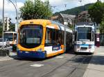 RNV Variobahn 4138 und MGT6D Wagen 3261 am 25.07.14 in Heidelberg 