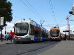 RNV Variobahn 4130 (ex OEG) und 3286 am 30.08.14 in Heidelberg