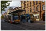 Bahnhof Nordhausen  - Combino (Einrichtungswagen) Wagen 101 | Baujahr 2000
Combino Duo (Zweirichtungswagen) Wagen 203 | Baujahr 2004
28.08.2009