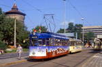 Nrnberg Tw 249 am Rathenauplatz, 31.08.1987.