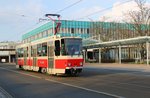 Am 14.04.16 sah ich die Straßenbahn der PSB am oberen Bahnhof in Plauen/V.