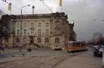 Potsdam VIP SL 94 (KT4D 0124) Platz der Einheit im April 1993. - Scan eines Diapositivs. Film: AGFA Agfachrome 200 RS. Kamera: Leica CL.