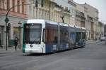 Stadler Vario Bahn  428  fährt am 16.12.2014 auf der Linie 94 zum Schloss Charlottenhof.